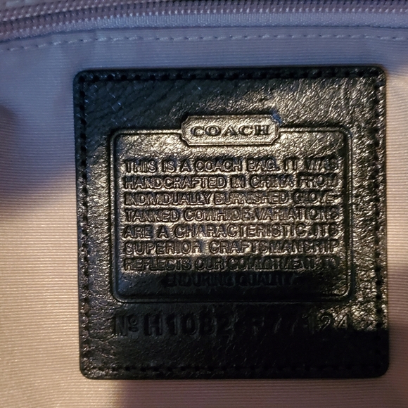 Leather COACH weekender - Picture 2 of 4